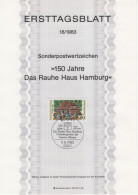 Germany Deutschland 1983-17 150 Jahre Das Rauhe Haus Hamburg, Canceled In Bonn - 1981-1990