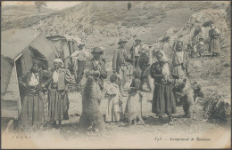 CPA -Campement De Bosniens - Montreurs D'Ours -- Oursons -- - Autres & Non Classés