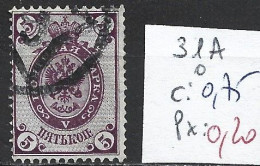 RUSSIE 31A Oblitéré Côte 0.75 € - Used Stamps