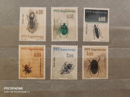 1966	Yugoslavia	Beetles (F90) - Unused Stamps