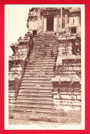 E-Cambodge-14P62  Les Ruines D'ANGKOR, Angkor Vath Escalier Latéral, Nord De La Façade Ouest Du 3ème étage, Cpa BE - Cambogia