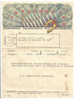 BRAZIL TELEGRAM TELEGRAMA PHONOGRAM FONOGRAMA GRANDENSE 1946 MASONRY HOROSCOPE - Otros & Sin Clasificación