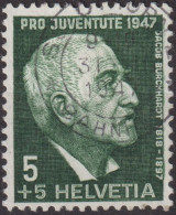 1947 Schweiz Pro Juventute ° Mi:CH 488, Yt:CH 445, Zum:CH J121, Jacob Burckhardt - Used Stamps