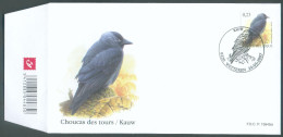 BUZIN OISEAU VOGEL BIRD - FDC CHOUCAS Des TOURS KAUW Obl. Sc WETTEREN 24-03-2007 -  22144 - 2001-2010
