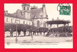 F-55-Saint Mihiel-02PH11 La Place Des Moines, Les Bâtiments De La Division, Le Kiosque Des Musiques De La Garnison, Cpa  - Saint Mihiel