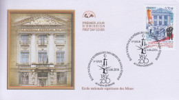 Enveloppe  FDC   1er  Jour   FRANCE   Ecole  Nationale  Supérieure  Des  Mines   De   SAINT  ETIENNE    2016 - 2010-2019