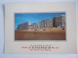 Oostende Mariakerke Strand En Zeedijk Plage Et Digue Gelopen 1993 (703) - Oostende