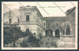 Foggia Lucera Biblioteca Comunale Cartolina ZB7020 - Foggia