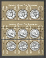 Rm231 2004 Romania Sport Athletic Rowing #5889-91 Michel 25,5 Euro 3Set Mnh - Other & Unclassified