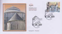 Enveloppe  FDC   1er  Jour    FRANCE    Quimperlé     Finistére    2016 - 2010-2019