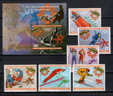 Chad - Tchad 1983 Olympic Games Sarajevo, Space Set Of 6 + S/s MNH - Invierno 1984: Sarajevo