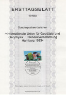 Germany 1983-19 Generalversammlung Der Internationalen Union Für Geodäsie Und Geophysik, Geodesy Geophysics. Bonn - 1981-1990