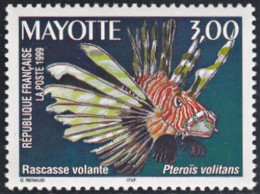 Mayotte 1999, Fish - 1 V. MNH - Peces