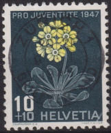 1947 Schweiz Pro Juventute ° Mi:CH 489, Yt:CH 446, Zum:CH J122, Bergschlüsselblume - Used Stamps