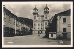 AK Mondsee, Strassenpartie Mit Passanten  - Andere & Zonder Classificatie