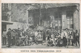 MIKIBP5-033- POLITIQUE GREVE DES TERRASSIERS 1912 A LOCALISER - Evènements