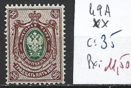 RUSSIE 49A ** Côte 35 € - Nuevos