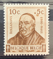 België, 1942, Nr 593-V, Postfris**, OBP 17.5€ - 1931-1960