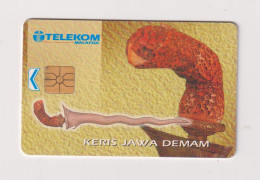 MALAYSIA -  Keris Jawa Demam Chip  Phonecard - Maleisië