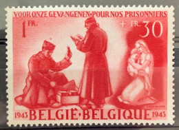 België, 1943, Nr 624-V2, Postfris**, OBP 22.5€ - 1931-1960