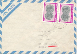 Argentina Air Mail Cover Sent To Denmark 1981 Topic Stamps - Posta Aerea
