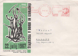 Yugoslavia, Slovenia, Konus Kombinat Slovenske Konjice, Štajerska V Borbi In Izgradnji - Cartas & Documentos