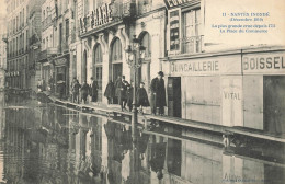 Nantes * Inondé * Décembre 1910 * La Plus Grande Crue Depuis 1711 * La Place Du Commerce * Le Phare * Quincaillerie - Nantes
