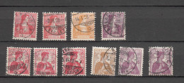 1907/09  N° LOT    OBLITERES       CATALOGUE SBK - Used Stamps