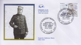 Enveloppe  FDC  1er  Jour    FRANCE    Augustin - Alphonse    MARTY     CONQUES    2017 - 2010-2019