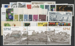 S.P.M. Année Complète 2003 COTE 81.8 € N° 788 à 809 + PA 83. ** (MNH) - Años Completos