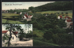 AK Buchklingen / Odenwald, Gasthaus Zum Grünen Baum, Panorama  - Odenwald