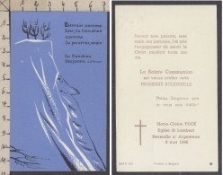 129941/ Communion, Marie-Claire TOCK, Hermalle-sous-Argenteau, 1966 - Communion