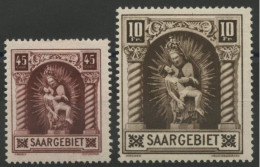 SARRE N° 101 + 102 (Mi 102 + 103) Neufs * (MH) Cote 27 € - Unused Stamps