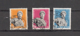 1944   N° 259w à 261w   OBLITERES       CATALOGUE SBK - Used Stamps
