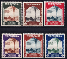 Tripolitana, 1934 Y&T. 149 / 154. MH. - Tripolitania