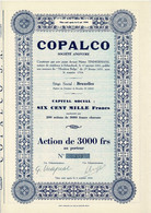 Titre De 1951 - COPALCO - - Mines