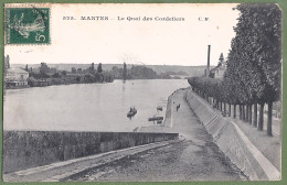 CPA  - YVELINES - MANTES  - LE QUAI DES CORDELIERS - Mantes La Jolie