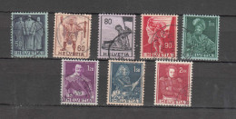 1941  N° 243 à 251     OBLITERES       CATALOGUE SBK - Used Stamps