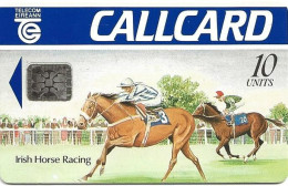 Ireland: Telecom Eireann - 1991 Irish Horse Racing. Glossy - Irlanda