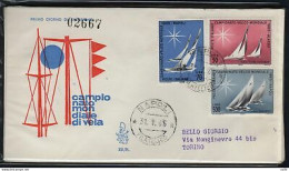 Italia FDC Venetia 1965 Campionato Velico Viaggiata Racc. Per L'Italia - FDC