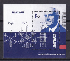 SLOVENIA 2024,First Slovene Inventors - Feliks Lobe,BLOCK,MNH - Eslovenia