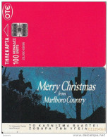 GREECE - Merry Christmas, Marlboro, Tirage 23000, 08/96, Used - Noel