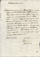 1691-lettera A Firma Annibale Sala Da Isorella Brescia In Data 21 Luglio - Historical Documents