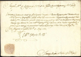 1733-documento Vicario Vescovile Giuseppe Maria Rottigni Dato In Bergamo Il 4 Ma - Historische Dokumente
