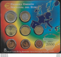 2000 Spagna Divisionale 8 Monete FDC - España