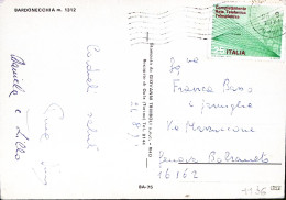 1971-BARDONECCHIA Saluti Da . Viaggiata Affrancata Telecomunicazioni Lire 25 - Expositions