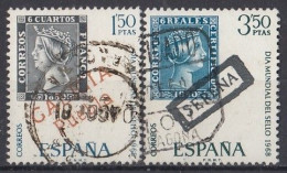 SPAIN 1756-1757,used,hinged - Stamps On Stamps