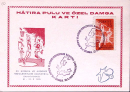 1959-Turchia Istambul XI Campionato Europeo Pallacanestro Annullo Speciale Istam - Andere & Zonder Classificatie