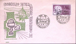 1962-SPAGNA Concilio Vaticano II^su Busta Fdc - Andere & Zonder Classificatie