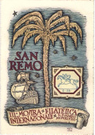 1948-cartolina III^mostra Filatelica Internazionale Sanremo Affrancata L.3 Democ - Demonstrationen